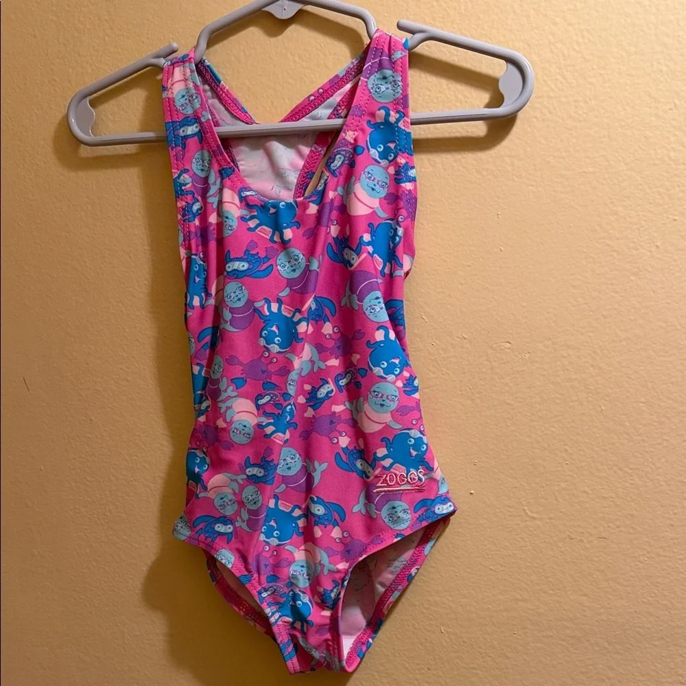 Zoggs Girls Pink Octopus Swim Bottoms